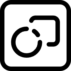 Design Shape Monitor Icon from Ultimate Regular Set