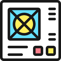 Design Tool Layout Icon from Ultimate Colors Set
