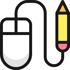 Design Tool Pen Icon from Ultimate Colors Set