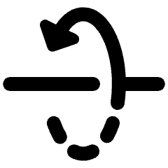 3d Rotation X Axis Icon from Ultimate Bold Set