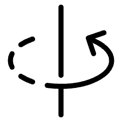 3d Rotation Y Axis Icon from Ultimate Light Set