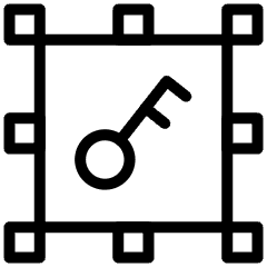Align To Key Object Icon from Ultimate Light Set