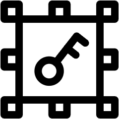 Align To Key Object Icon from Ultimate Regular Set