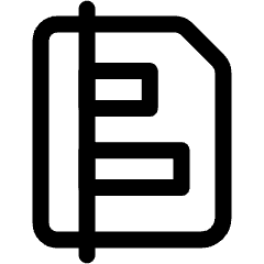 Align To Margin Icon from Ultimate Regular Set