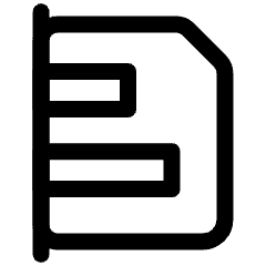 Align To Page Icon from Ultimate Regular Set
