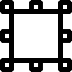 Align To Selection Icon from Ultimate Regular Set