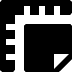 Application Grid Ruler Icon from Nova Solid Set