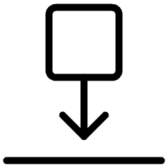 Bottom Distance Icon from Ultimate Light Set