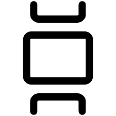 Carousel Verticle Icon from Ultimate Regular Set