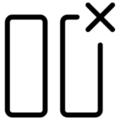 Column Delete Icon from Ultimate Light Set