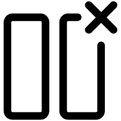 Column Delete Icon from Ultimate Regular Set