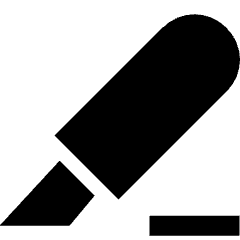 Design Highlighter Icon from Nova Solid Set