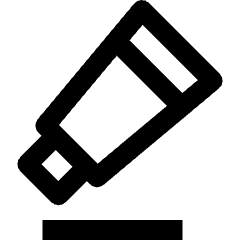 Design Oil Water Color Tube Icon from Nova Line Set