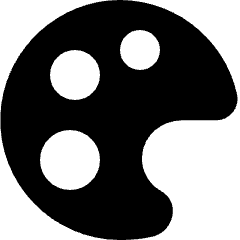 Design Paint Palette Tray Icon from Nova Solid Set