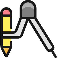 Design Tool Compass Icon from Ultimate Colors Set