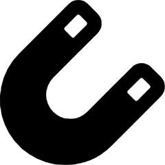 Design Tool Magnet Icon from Ultimate Bold Set