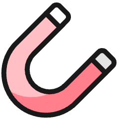 Design Tool Magnet Icon from Ultimate Colors Set