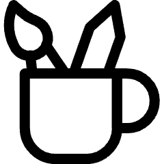 Design Tool Pen Station Icon from Ultimate Regular Set