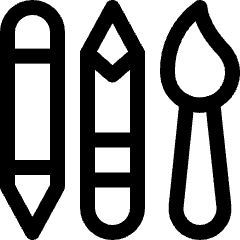 Design Tool Pens Icon from Ultimate Regular Set