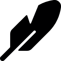 Design Tool Quill 1 Icon from Ultimate Bold Set