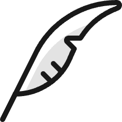 Design Tool Quill 2 Icon from Ultimate Colors Set