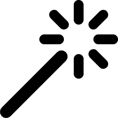 Design Tool Selection Wand Icon from Ultimate Bold Set