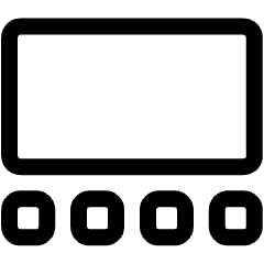 Gallery View Icon from Ultimate Regular Set