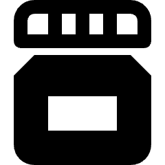 Glue Jar Icon from Nova Solid Set