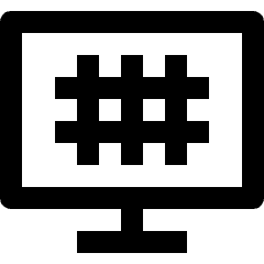 Grid Monitor Icon from Nova Line Icons Set