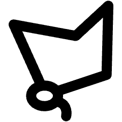 Polygon Lasso Icon from Ultimate Bold Set