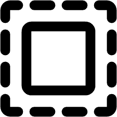 Select None Icon from Ultimate Bold Set