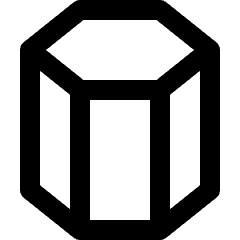 Shape 3d Rhomboid Icon from Nova Line Set