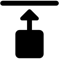 Top Distance Icon from Ultimate Bold Set