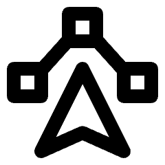 Vector Anchor Point 1 Icon from Nova Line Set