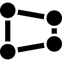 Vector Anchor Square Distort Icon from Nova Solid Set