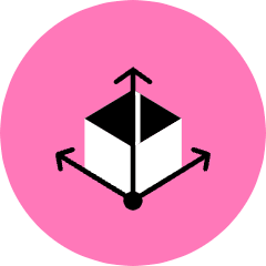 3d Grid Icon from Kameleon Pop Set