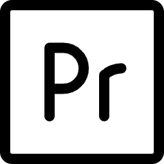 Adobe Premiere Pro Logo Icon from Ultimate Regular Set