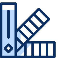 Color Palette Icon from Cyber Duotone Set