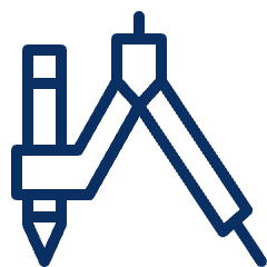 Compasses Icon from Cyber Line Set