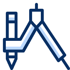 Compasses Icon from Cyber Duotone Set