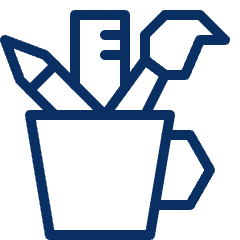 Design Mug Icon from Cyber Line Set