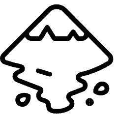 Inkscape Logo Icon from Ultimate Light Set