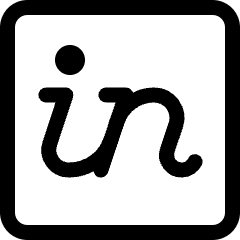Invision Logo Icon from Ultimate Regular Set
