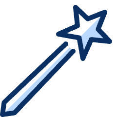 Magic Wand 2 Icon from Cyber Duotone Set