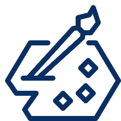 Paint Palette Icon from Cyber Line Set