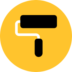 Paint Roll Icon from Kameleon Pop Set