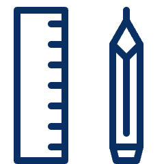 Pencil Ruler Icon from Cyber Line Set