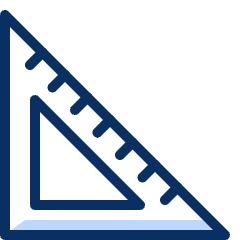Ruler 2 Icon from Cyber Duotone Set
