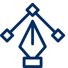 Vector Pen Icon from Cyber Line Set