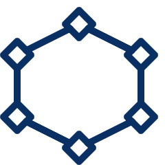 Vector Polygon Icon from Cyber Line Set